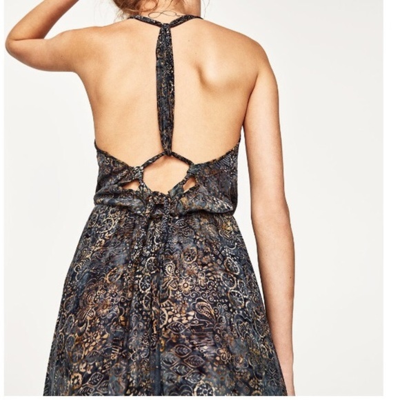 Zara Halter Batik Dress - Picture 6 of 6